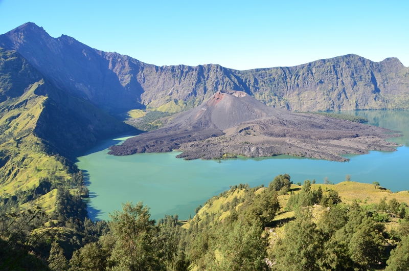 Poznávaní Indonésie, sopka Rinjani, Lombok